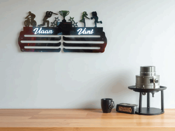 Dual Personalized Medal Hanger