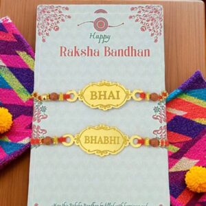 Personalized Bhai Bhabi Rakhi