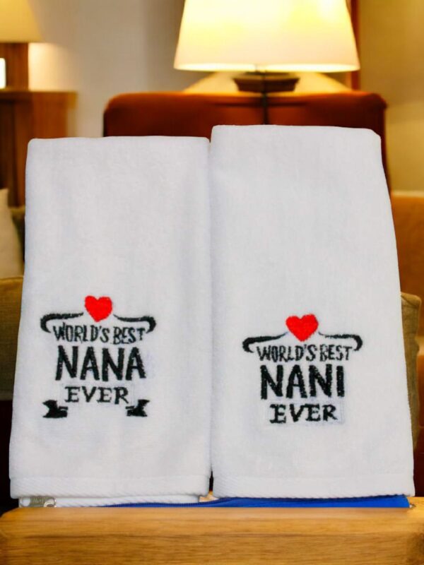 Embroidered Hand Towel - Image 2