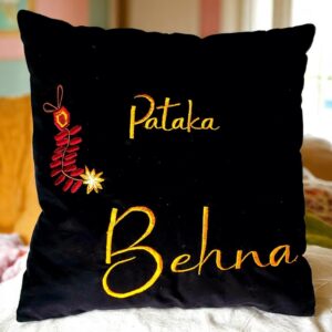 Personalized Cushion Covers – Earthy, Elegant & Custom-Made (Embroidery)