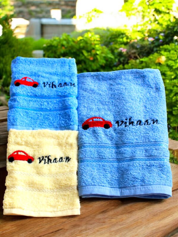 Embroidered Face Towel - Image 5
