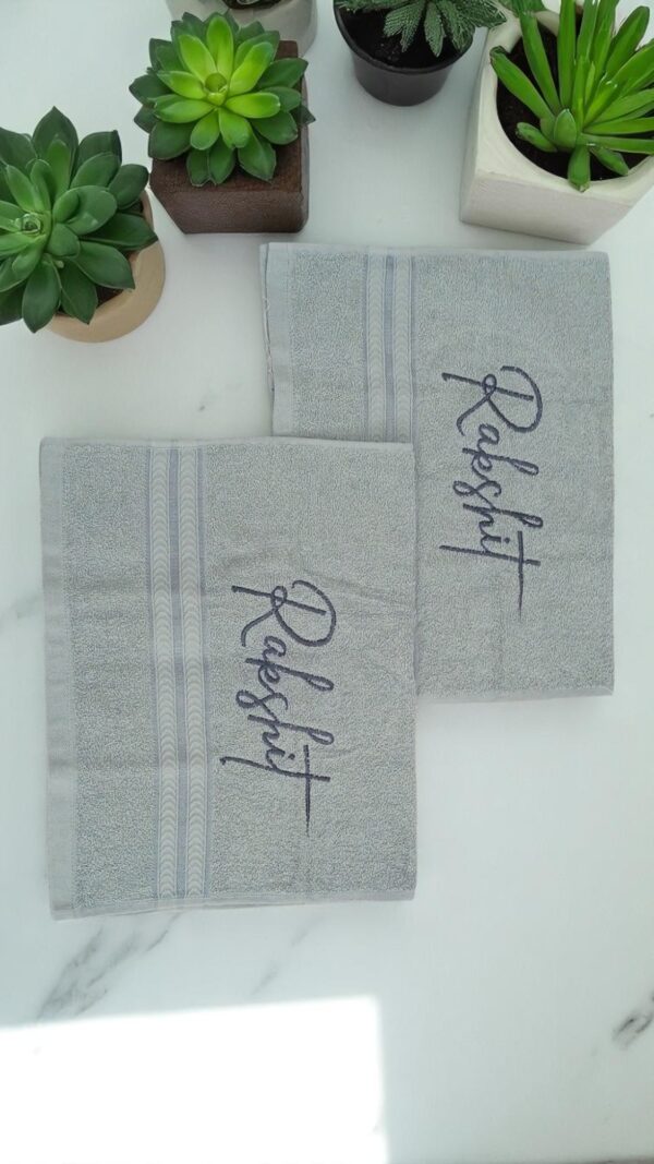 Personalized Hand Towel Set - Image 4