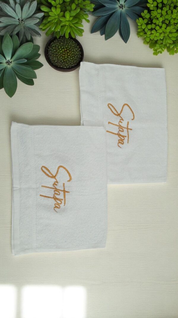 Personalized Hand Towel Set - Image 3
