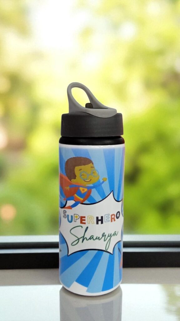Superhero Personalized Bottle