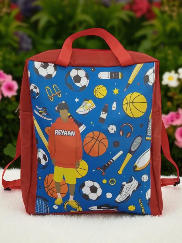 Drawstring Canvas Backpack- Multiple Design (Printing) - Image 8