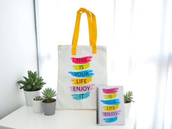Motivational Quote Tote Bag - Image 2
